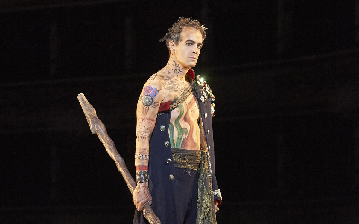 ADRIAN ERÖD in Thomas Adès' "The Tempest" at the Vienna State Opera